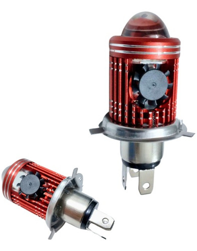 Bombillo Led H4 Tipo Lupa Alta Y Baja 12v 