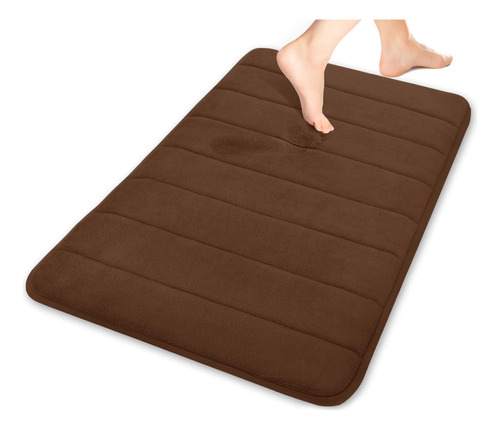 Alfombra De Baño Yimobra, Espuma Viscoelástica Absorbente Ab