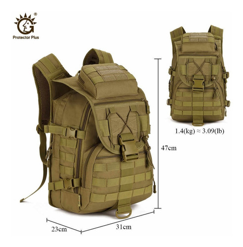 Mochila Táctica Militar Senderismo/viajes-40l