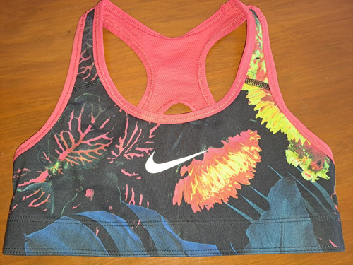 Top Deportivo Nike Flores Niñas Licra