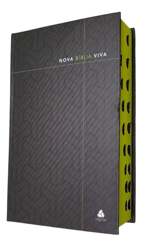 Nova Bíblia Viva Capa Dura Cross Com Índice Lateral