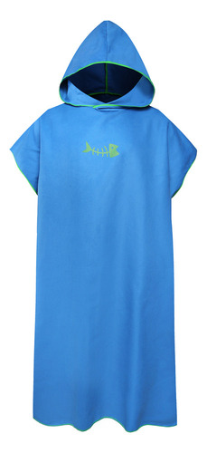 Poncho Cambiador Surf Toalla Con Capucha Microfibra Manta