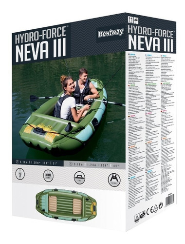 Imagen 2 de 9 de Bote Inflable Hydro Force Neva Iii - Charrua Store