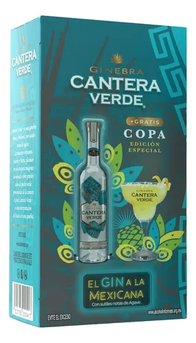 comprar Cantera Verde 750ml + 1 Copa Cocktail
