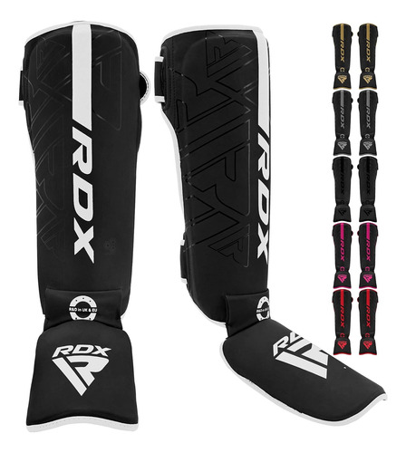 Espinilleras Rdx Xl , Para Artes Marciales, Blanco Y Negro