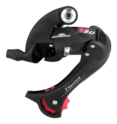 Pata De Cambio Sunrace M37 Ld 7 Velocidades Larga Direct 30t