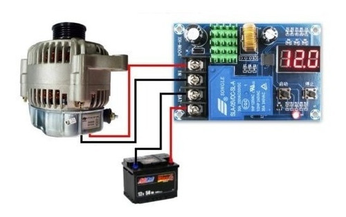 Controlador Carga Bateria Proteção Solar Eólico 30a 6-60v 