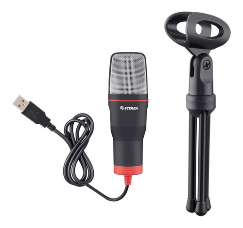 Imagen 2 de 3 de Micrófono Usb De Condensador Para Pc Envió Gratis