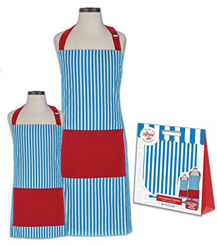 Handstand Kitchen Adult And Child Whimsy Stripe 100% Algodón