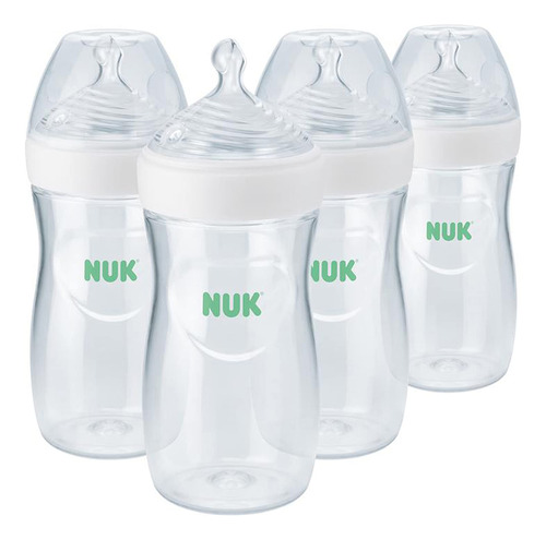 Nuk Botella Simply Natural Con Safetemp, Neutral, 9 Onzas, 4