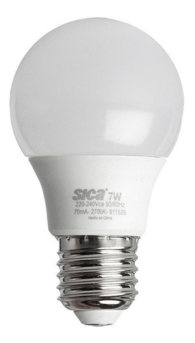 Lampara Led 9w Sica Blanco Frio / Calido E27 Tienda Oficial