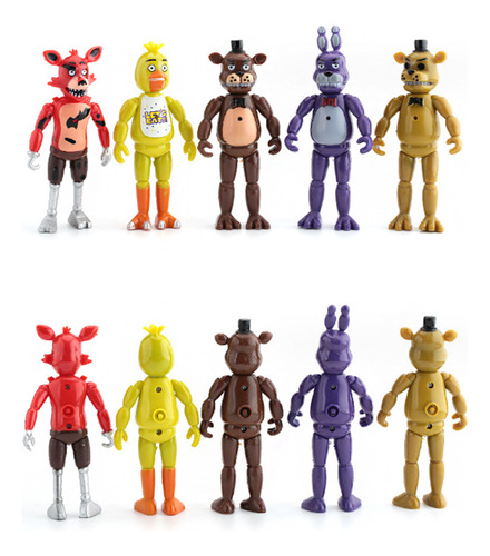 1 Figuras Acción Móviles Desmontables Cinco Noches En Freddy