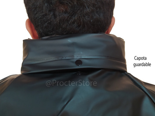 Traje Impermeable 4 Piezas Conjunto Con Zapatones+ Estuche