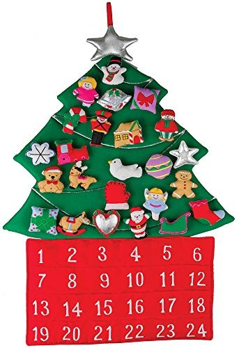 Calendario De Adviento Con Árbol De Navidad (cuenta Regresiv