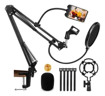 Comprar Soporte Brazo Micrófono Norplat Tiktok Estudio Grabación Color Negro