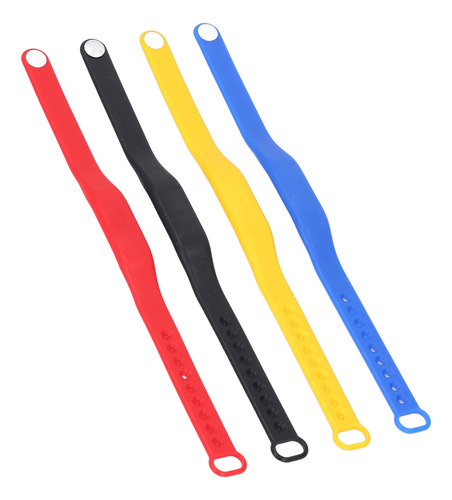 Pulsera De Silicona Para Piscina, 4 Piezas, Nfc, Resistente