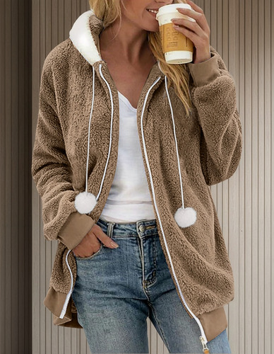 Blusas Femininas: Casacos De Inverno Para Jaqueta De Lã, Cor