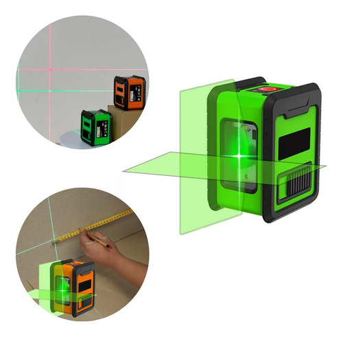 Nível Laser Projeção Linhas Cruzadas Instrumento Medidor