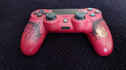 Control Dualshock 4 Monster Hunter Rathalos Ps4 Original Rojo (Usado)