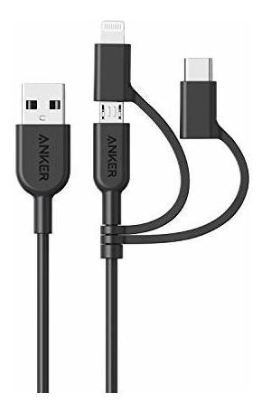 Powerline 2 3 1 Cable Lightning Type Micro Usb Para iPhone