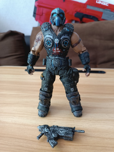 Figura De Acción Neca Gears Of War 3 Clayton Carmine 