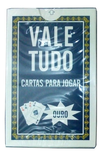 Juego De Cartas Truco Vale Tudo Papel Idioma Português - Azul