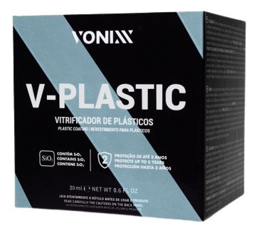 Vitrificador Para Plástico 24 Meses V-plastic Vonixx 20ml