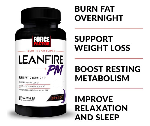Force Factor Leanfire Pm Quemador 60 Capsulas Sfn