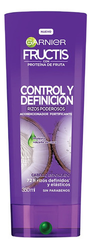  Acondicionador Control Y Definición Rizos Poderosos Fructis Fortificante