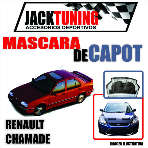 Mascara De Capot Renault Chamade En Ecocuero