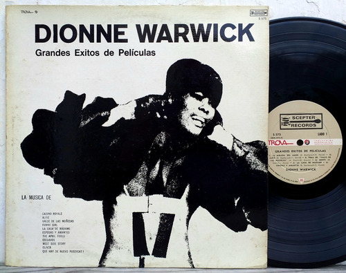 Dionne Warwick - Grandes Exitos De Peliculas - Lp 1969 Trova