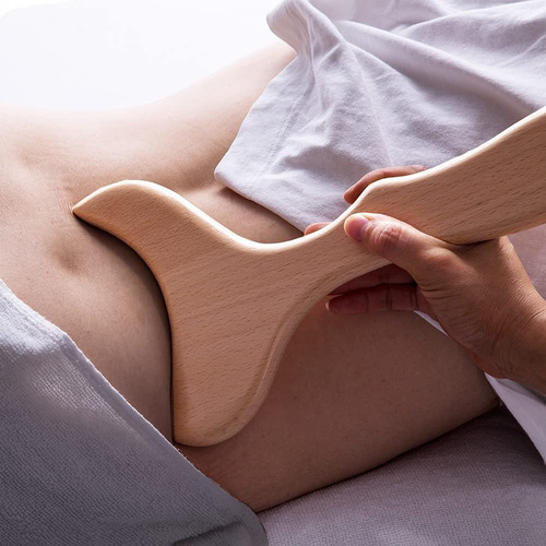 Herramienta De Drenaje Linfático De Madera Gua Sha Sculpture
