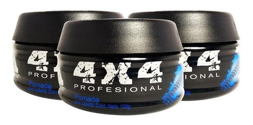 3 Piezas De Pomada 4x4 Profesional 100g 