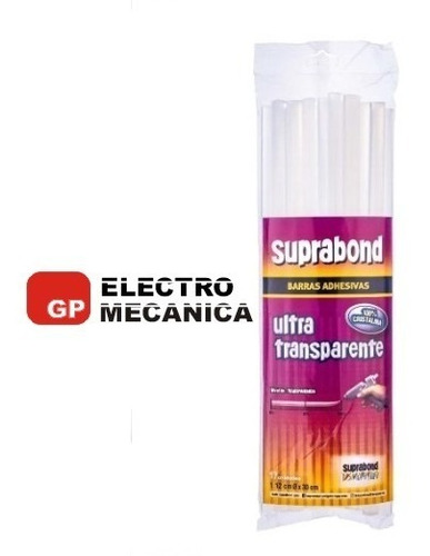 Imagen 2 de 7 de Barras Silicona Gruesas Ultra Transparentes Suprabond 17 Un.