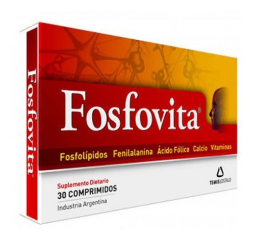 Fosfovita X 30 Comp. Mejora Concentracion Y Memoria