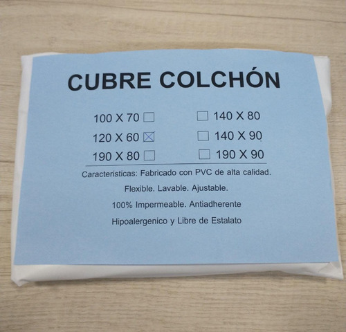 Funda Cubre Colchon Pvc Para Cuna Charriot