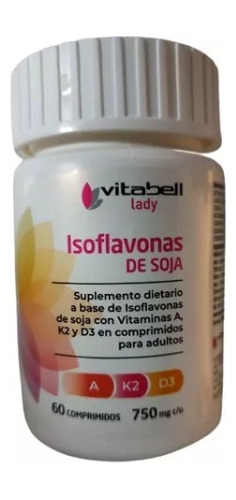 Suplemento Isoflavonas De Soja Menopausia Arbell 60 Comp.