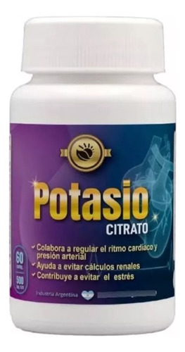 Potasio Citrato Presión Arterial Relajante Muscular X 60comp