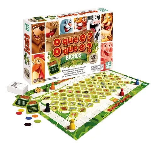 Jogo Divertido Para Crianças O Que É O Que É O Que É Bichos