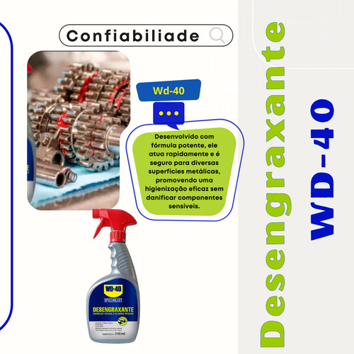 Desengraxante Spray Para Limpeza Pesada 946ml Wd-40 4unidade