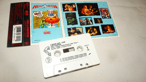 Helloween - I Want Out - Live (rca 9709-4-r) (tape:ex - Inse