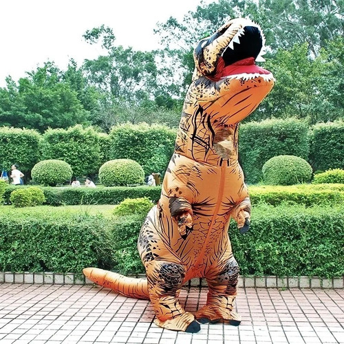 Disfraz Inflable De Dinosaurio Tyrannosaurus Rex Para