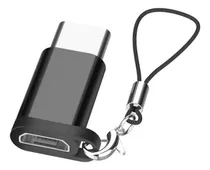 Comprar Adaptador Plug Micro Usb Femea X Usb Tipo C Macho Otg Dados Cor Preto