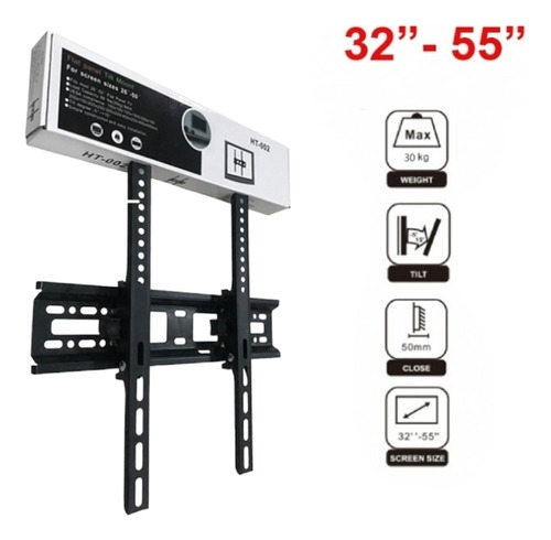 Base Fija Inclinable Para Tv 32 Pulgadas A 55 Pulgada