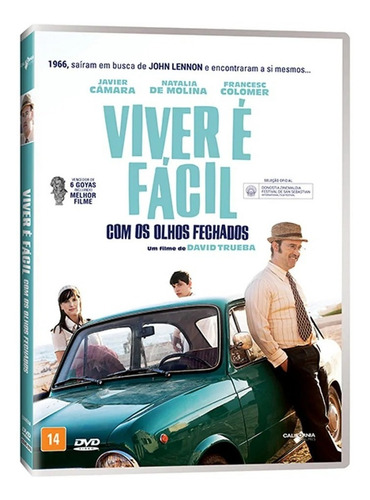 Dvd - Viver É Fácil Com Os Olhos Fechados - Javier Camara