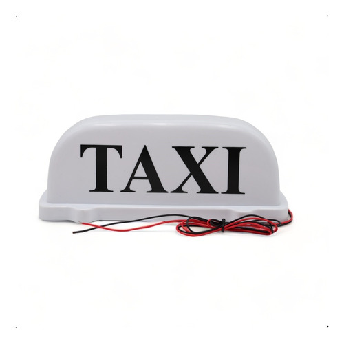 Torreta Copete Taxi Luz Blanca C/iman Impermeable Universal 