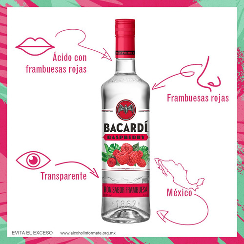 Ron Bacardí Raspberry 750ml