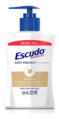 Jabón Líquido Escudo Soft Protect Avena 225 Ml