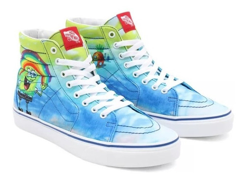 Imagen 1 de 7 de Vans Bob Esponja Sk8-hi Imaginaciooon | Original | Nuevo