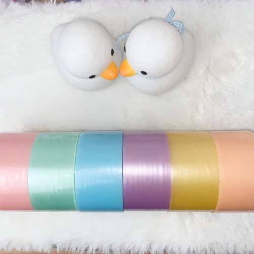 2 Sticky Ball Rolling Tape Decorativo Diy 15m Para Verde